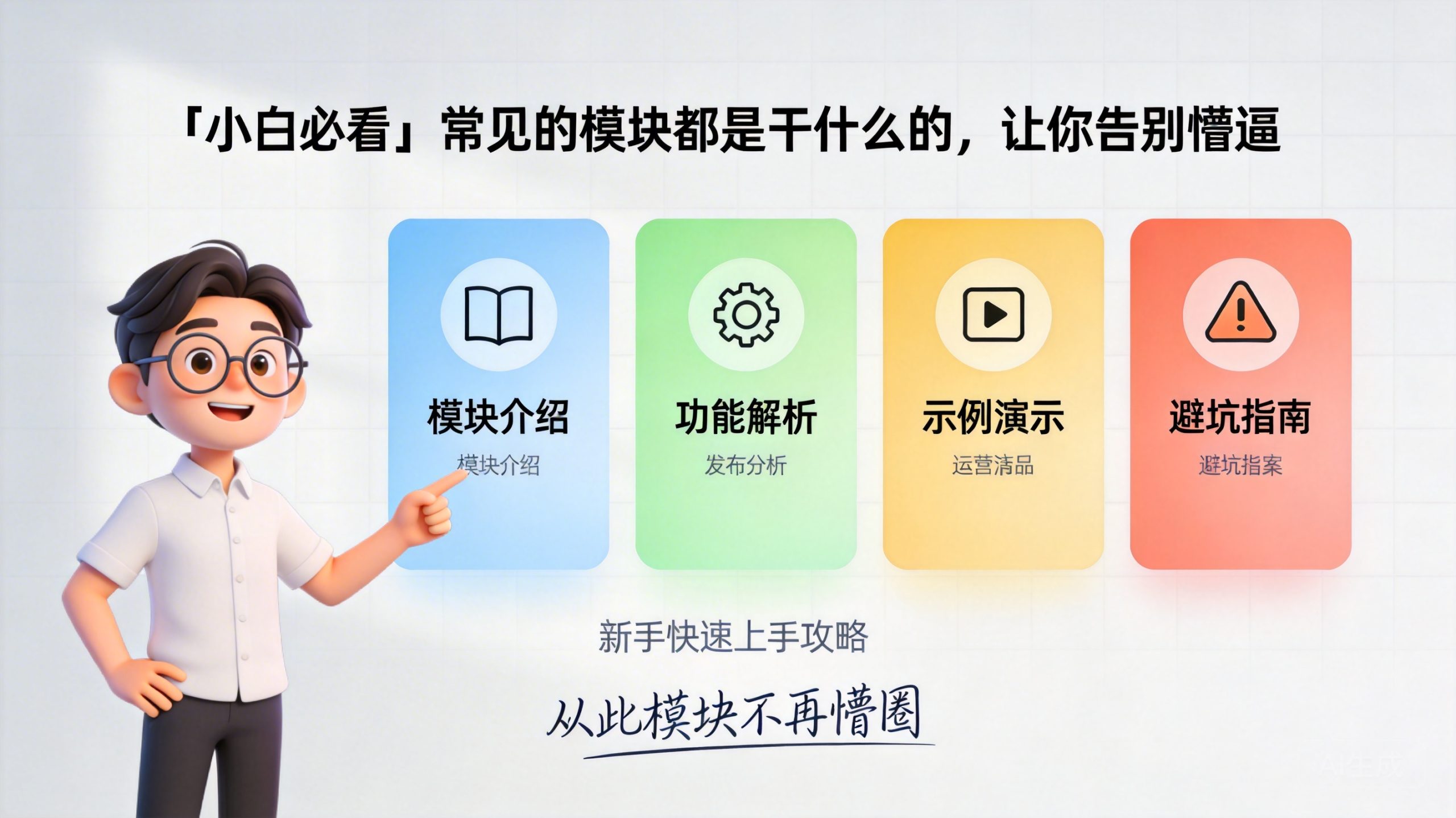 『小白必看』常见的模块都是干什么的，让你告别懵逼